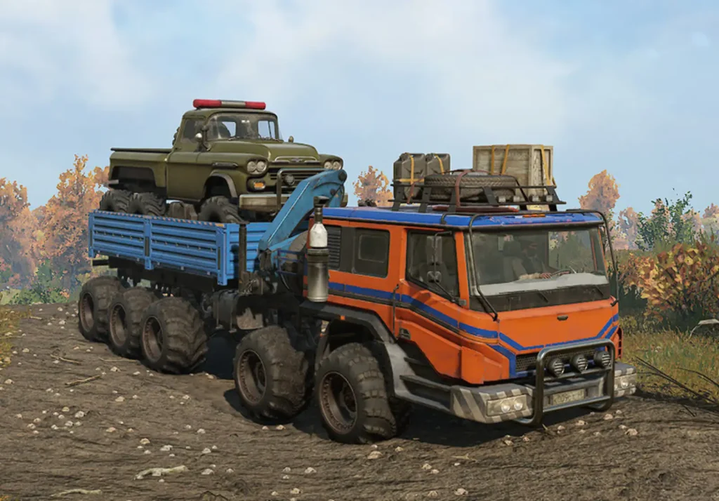 Vehicles from Snowrunner