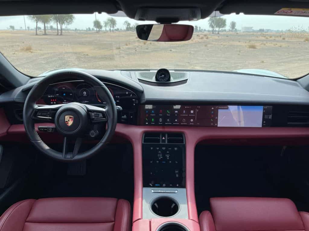 Tested: 2023 Porsche Taycan 4 Cross Turismo is an extremely fast & stylish estate. 2 2023 porsche tacan cross turismo interior