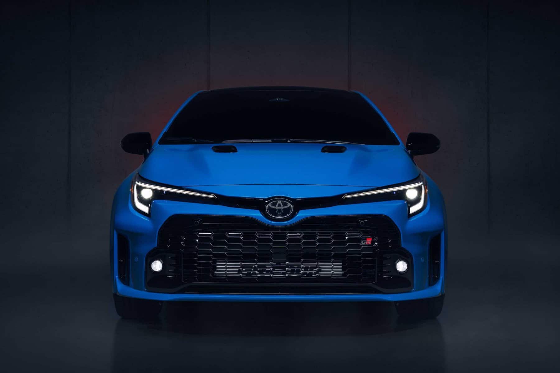 The 2024 GR Corolla comes with fresh mounting bolts, aero enhancements, various interior choices, and is priced at approximately 136,442 AED.