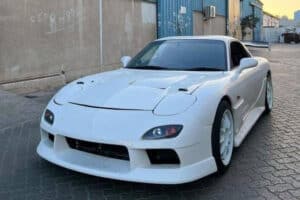Mazda RX7 with 17" Enkei rims